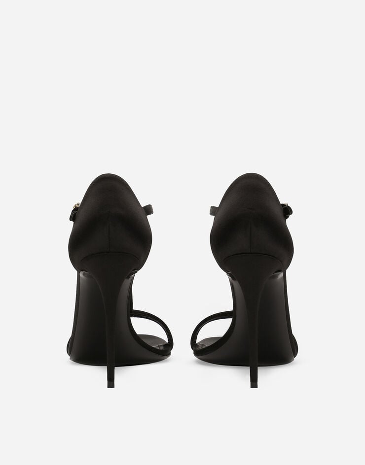 Dolce & Gabbana Sandalia Con Diseño En Forma De T De Raso