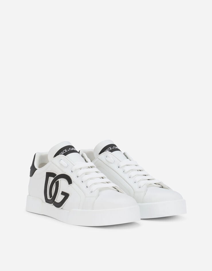 Dolce & Gabbana Sneakers Portofino En Cuir De Veau à Logo DG