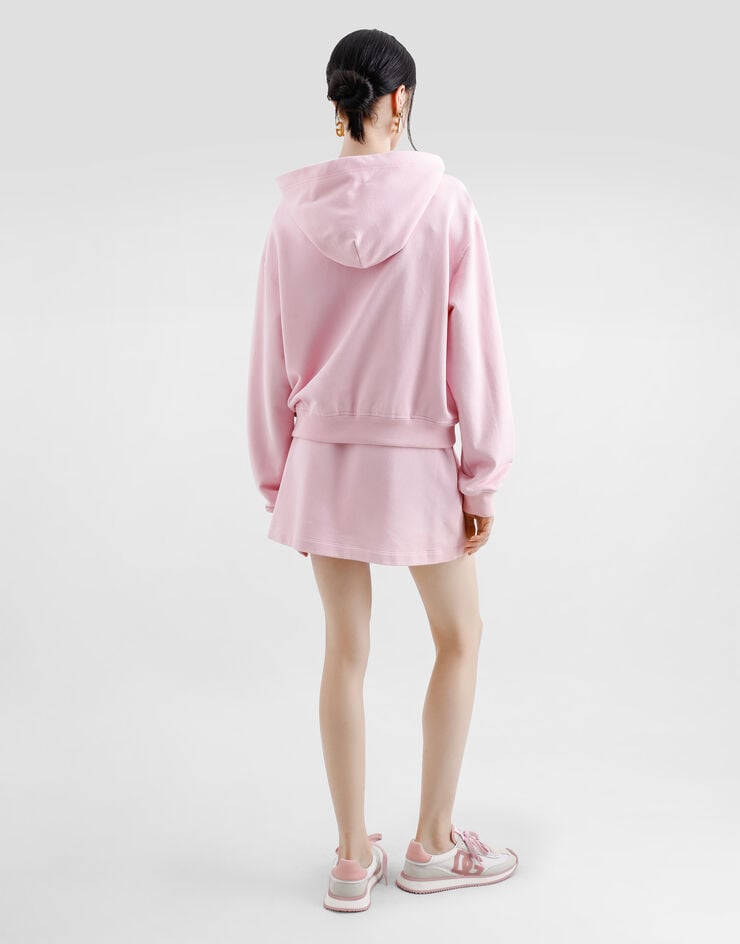 Dolce & Gabbana Sudadera Con Capucha De Punto Con DG Bordado En Relieve