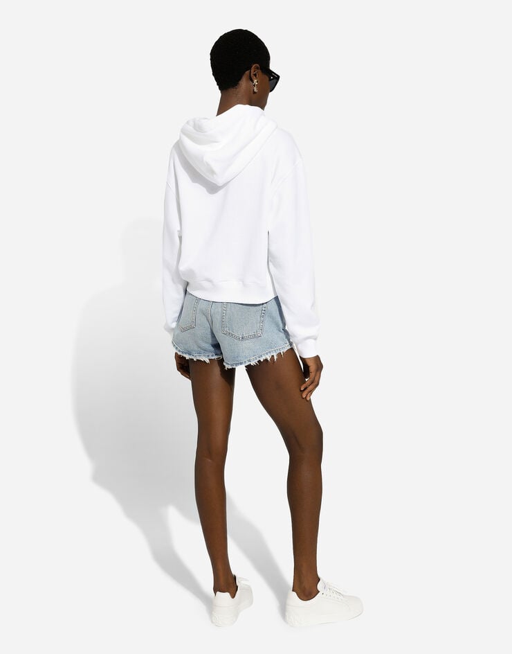 Dolce & Gabbana Sudadera Con Capucha En Punto De Algodón