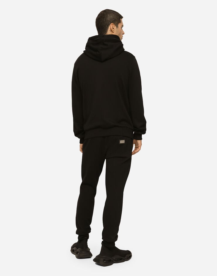 Dolce & Gabbana Sudadera De Punto Con Capucha Y Cremallera