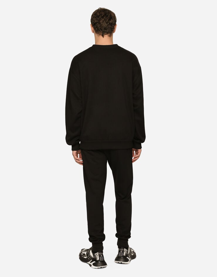 Dolce & Gabbana Sudadera De Punto Con Logotipo DG Estampado