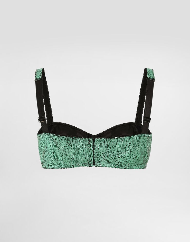 Dolce & Gabbana Sujetador Balconette Bordado De Microlentejuelas