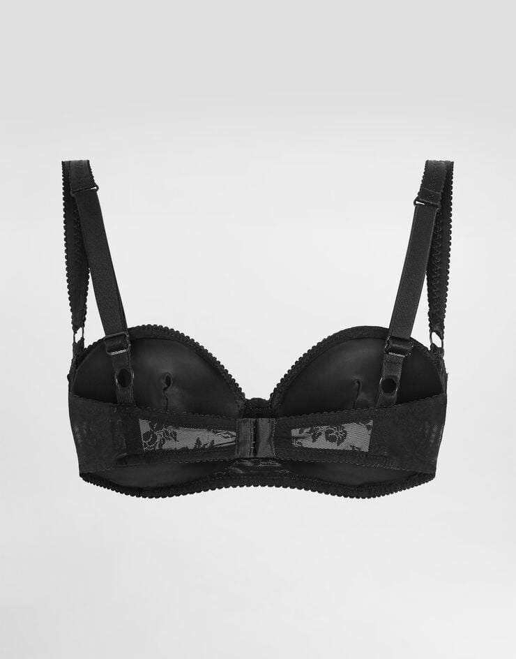 Dolce & Gabbana Sujetador Balconette De Encaje Con Copas Cónicas