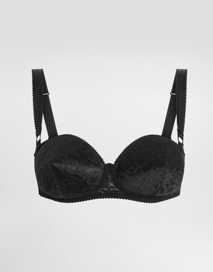 Dolce & Gabbana Sujetador balconette de encaje con copas cónicas