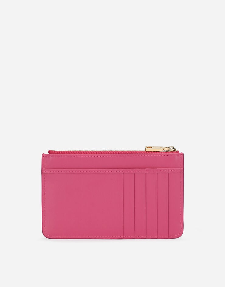 Dolce & Gabbana Tarjetero DG Logo Mediano En Piel De Becerro