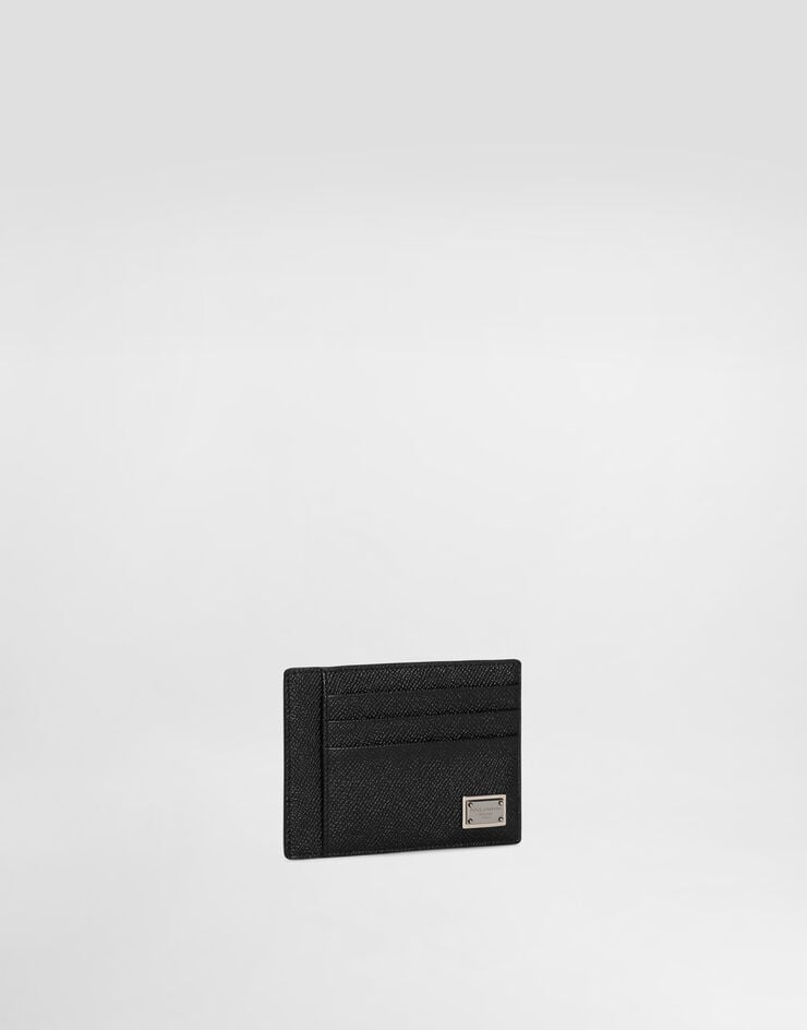 Dolce & Gabbana Tarjetero En Piel De Becerro Con Estampado Dauphine