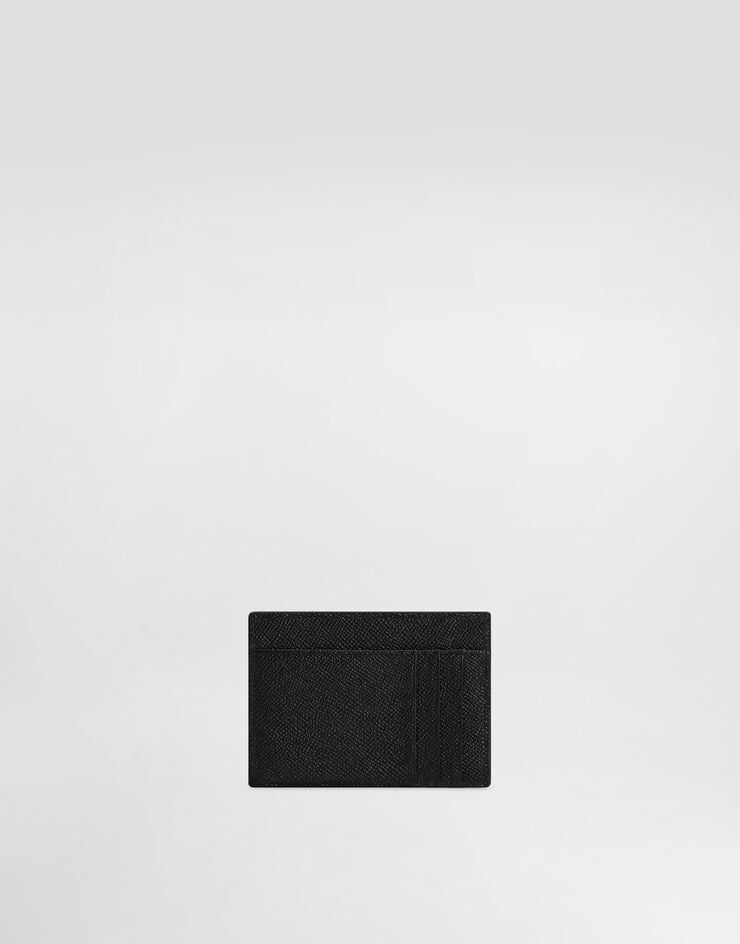 Dolce & Gabbana Tarjetero En Piel De Becerro Con Estampado Dauphine