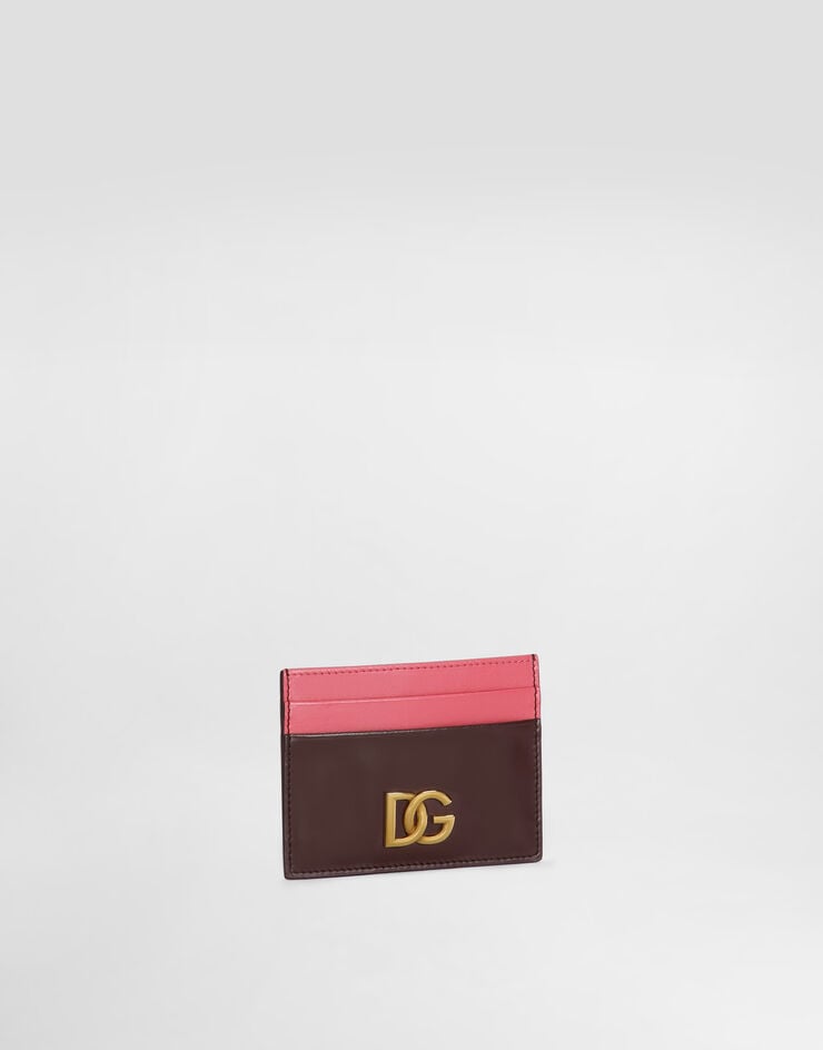 Dolce & Gabbana Tarjetero En Piel De Becerro Con Logotipo DG