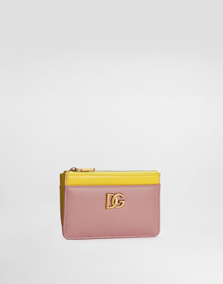 Dolce & Gabbana Tarjetero En Piel De Becerro Con Logotipo DG