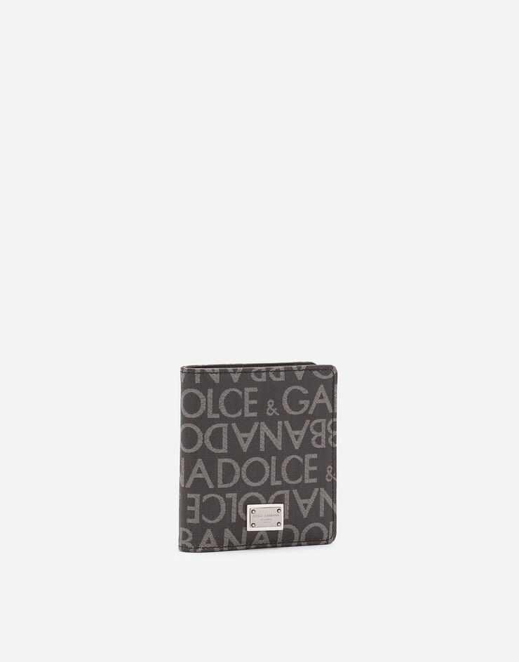 Dolce & Gabbana Tarjetero Plegable De Tejido Jacquard Revestido