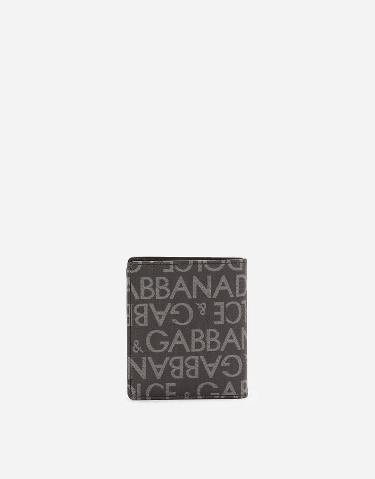 Dolce & Gabbana Tarjetero Plegable De Tejido Jacquard Revestido