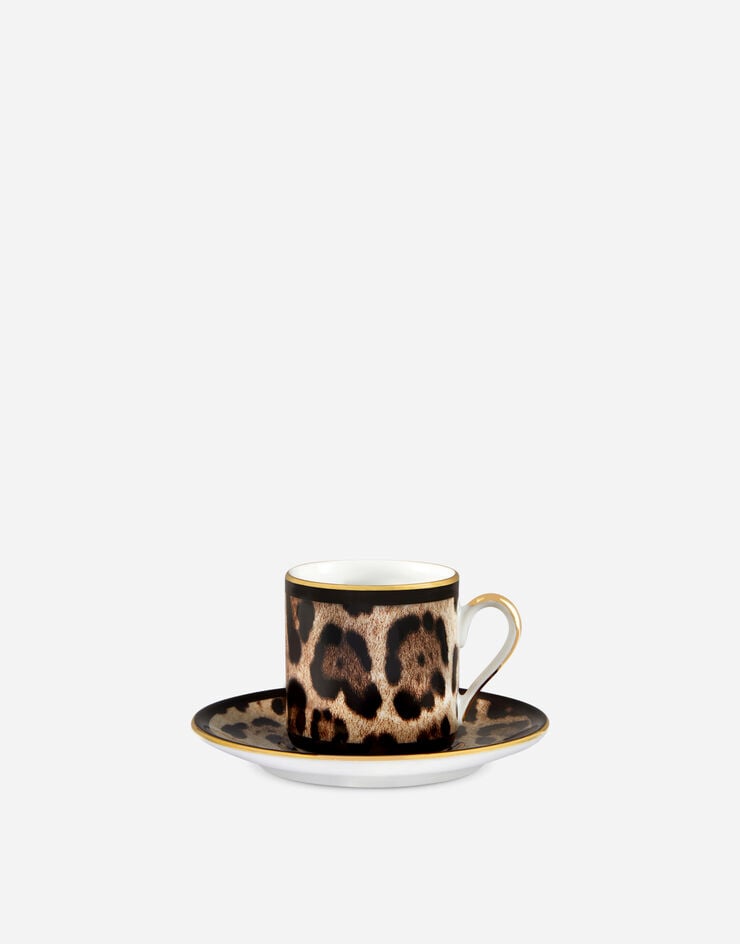 Dolce & Gabbana Taza De Café Con Platillo De Porcelana