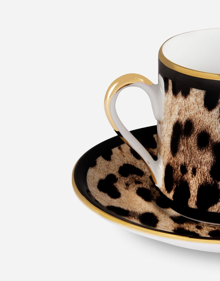 Dolce & Gabbana Taza De Café Con Platillo De Porcelana
