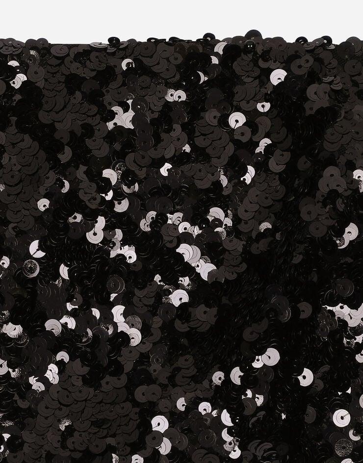 Dolce & Gabbana Top Corto Con Tirantes De Lentejuelas