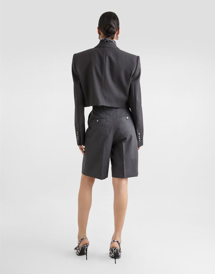 Dolce & Gabbana Top De Cuello Alto En Tul Con Bordado De Lentejuelas