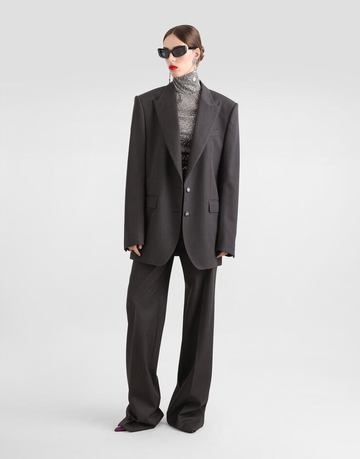 Dolce & Gabbana Top Drapeado De Cuello Alto Con Lentejuelas