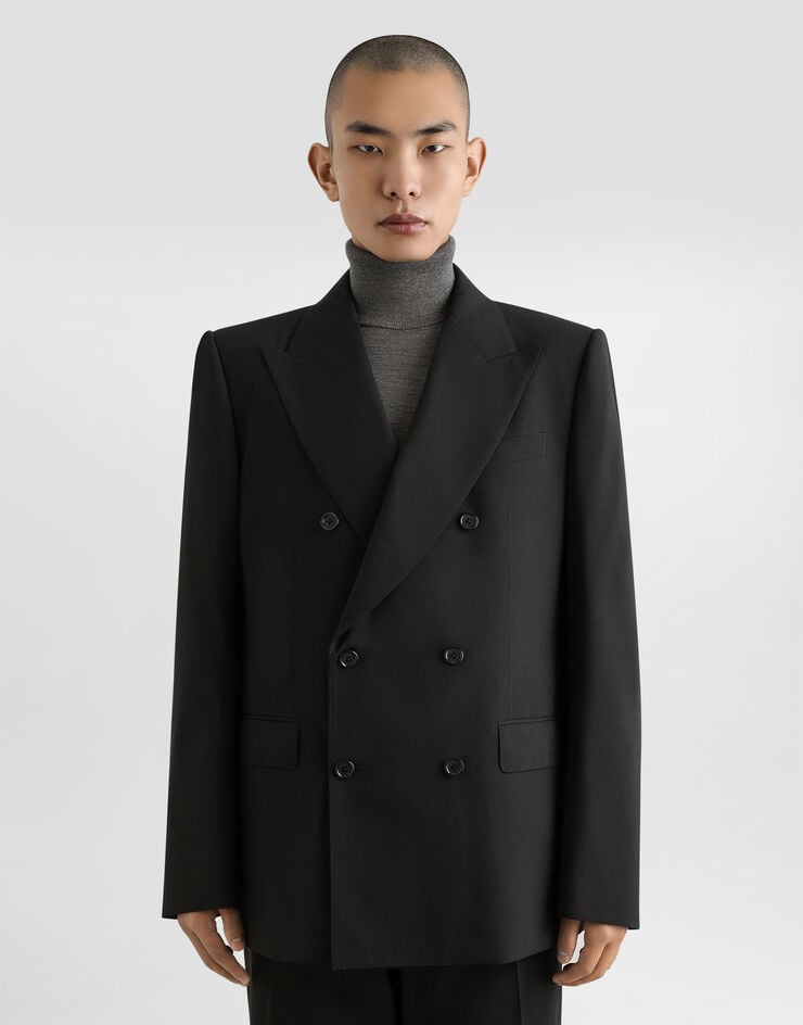 Dolce & Gabbana Traje Sicilia De Botonadura Doble En Lana Elástica