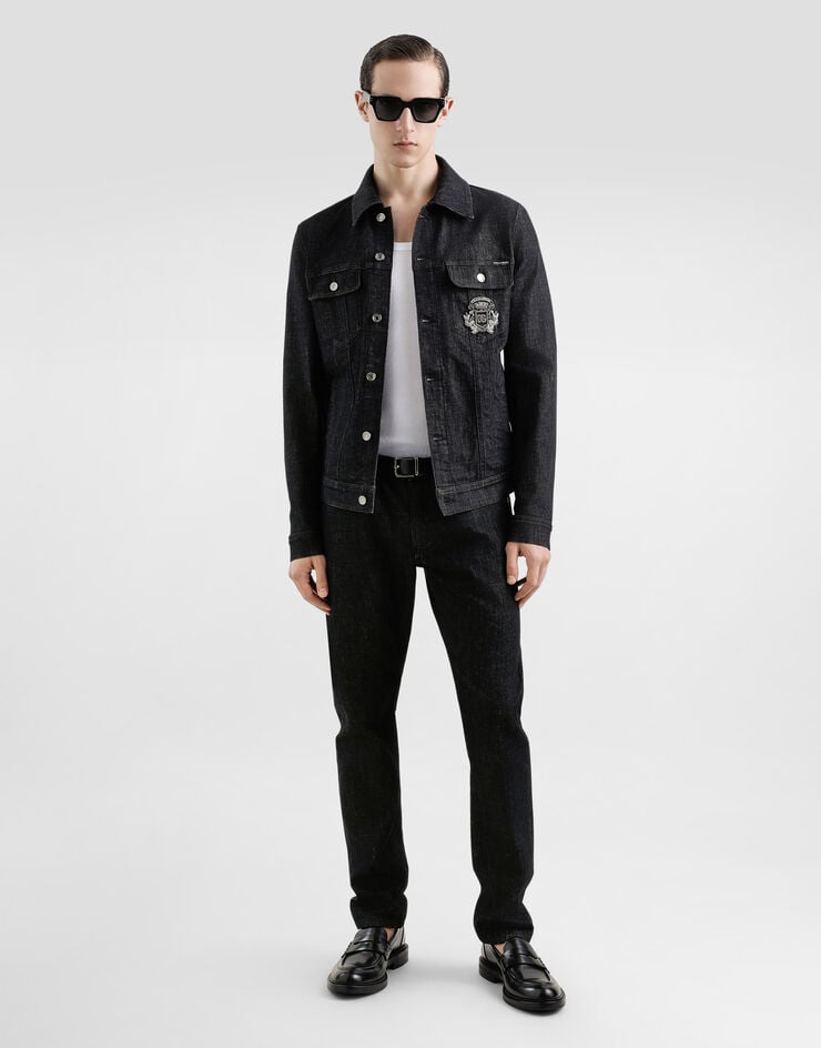 Dolce & Gabbana Vaqueros Corte Regular De Algodón Con Placa