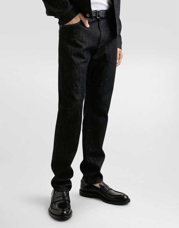 Dolce & Gabbana Vaqueros Corte Regular De Algodón Con Placa