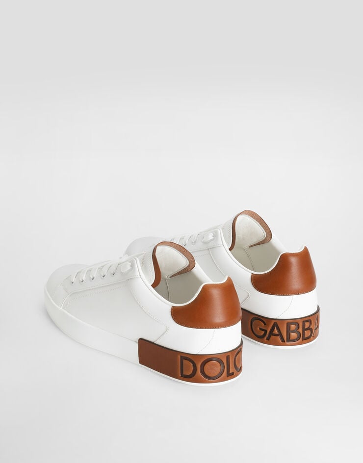 Dolce & Gabbana Zapatilla Portofino En Piel De Becerro