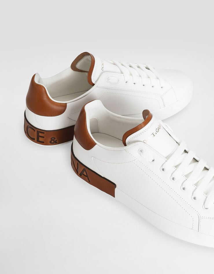 Dolce & Gabbana Zapatilla Portofino En Piel De Becerro