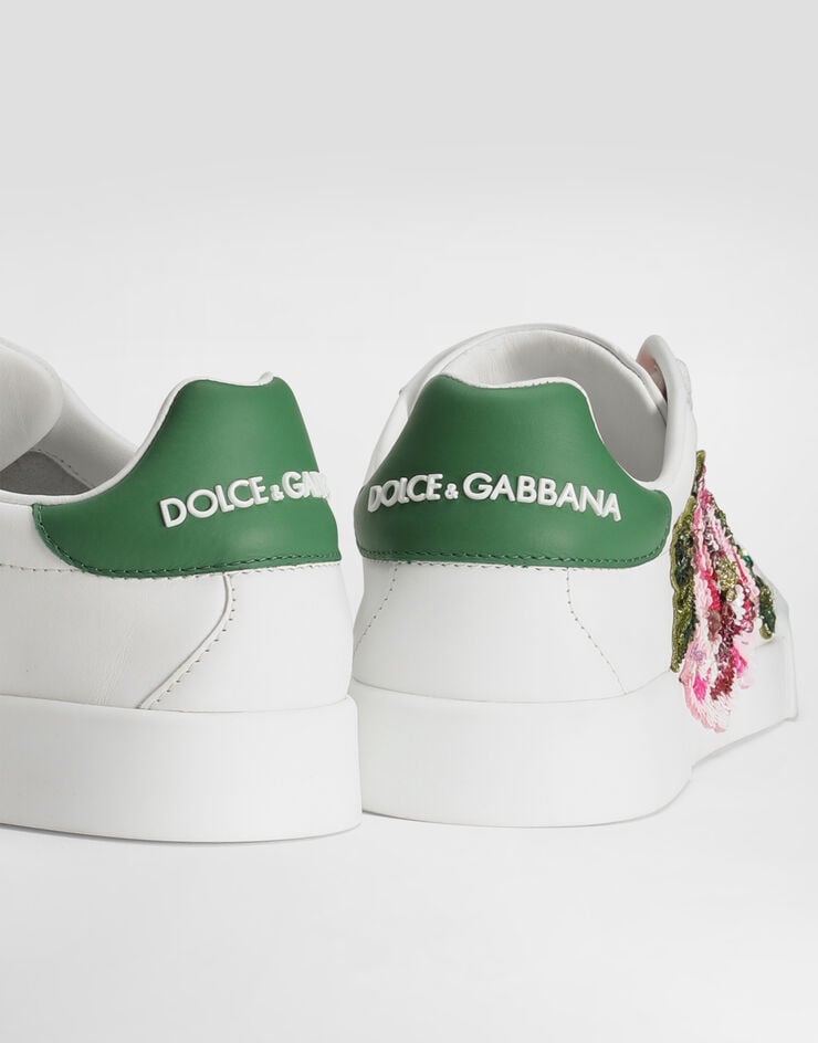 Dolce & Gabbana Zapatilla Portofino Light En Piel De Becerro