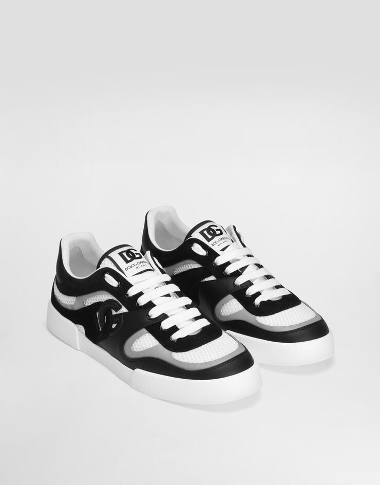 Dolce & Gabbana Zapatilla Strobel Portofino Light En Piel De Becerro