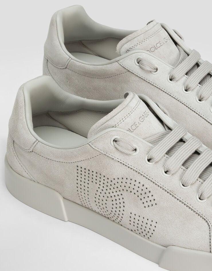 Dolce & Gabbana Zapatilla Strobel Portofino Light En Piel De Becerro