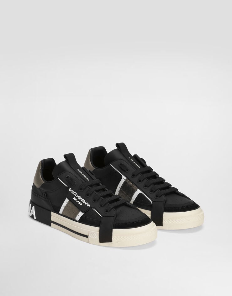 Dolce & Gabbana Zapatillas Custom 2.Zero En Piel De Becerro Con Detalles En Contraste