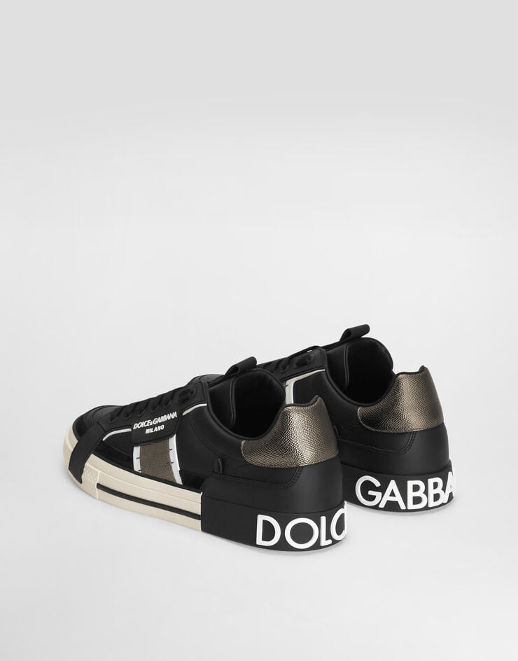 Dolce & Gabbana Zapatillas Custom 2.Zero En Piel De Becerro Con Detalles En Contraste