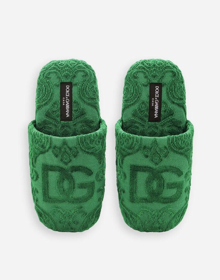 Dolce & Gabbana Zapatillas En Jacquard De Rizo De Algodón