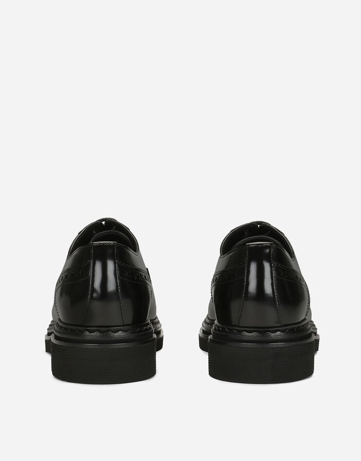 Dolce & Gabbana Zapato Con Cordones En Piel De Becerro Cepillada