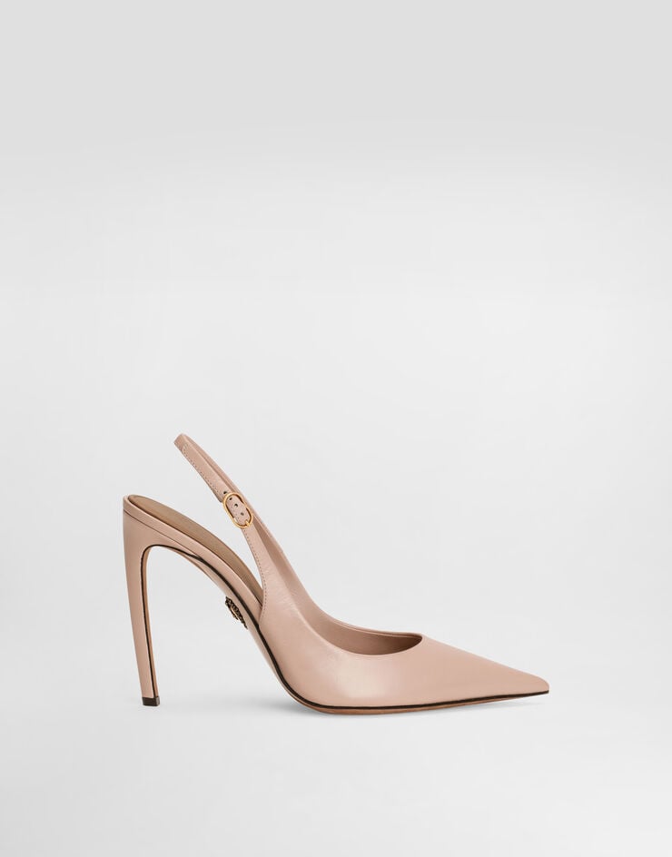 Dolce & Gabbana Zapato destalonado en piel de cabritilla brillante