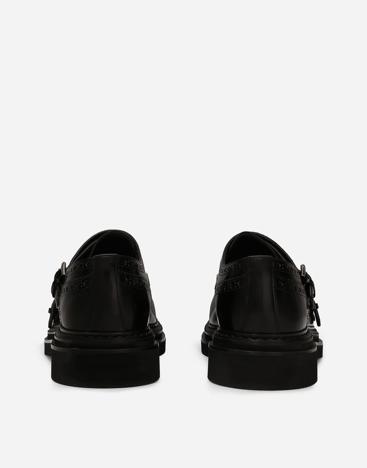 Dolce & Gabbana Zapato Monk En Piel De Becerro Cepillada