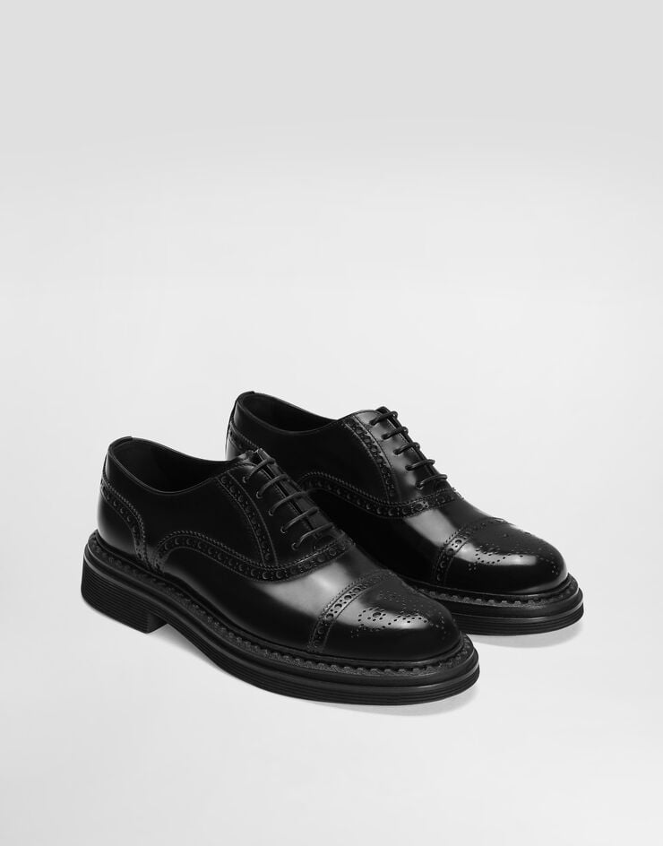 Dolce & Gabbana Zapato Oxford En Piel De Becerro Cepillada