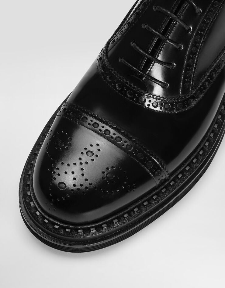 Dolce & Gabbana Zapato Oxford En Piel De Becerro Cepillada