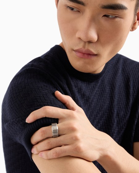 Armani Alianza De Acero Inoxidable