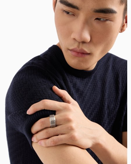 Armani Alianza De Acero Inoxidable