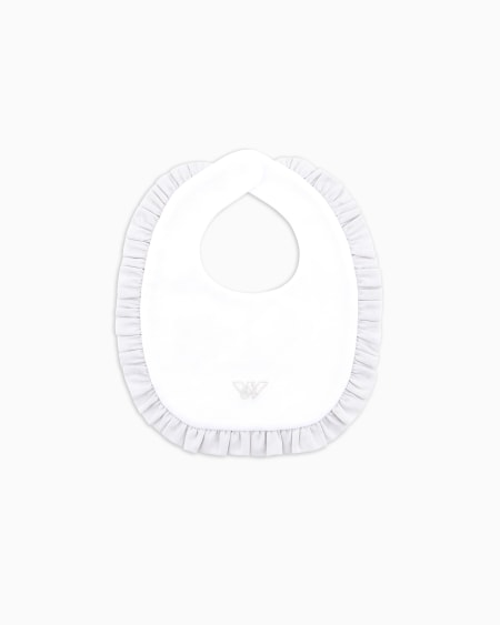 Armani Babero de punto con logotipo bordado