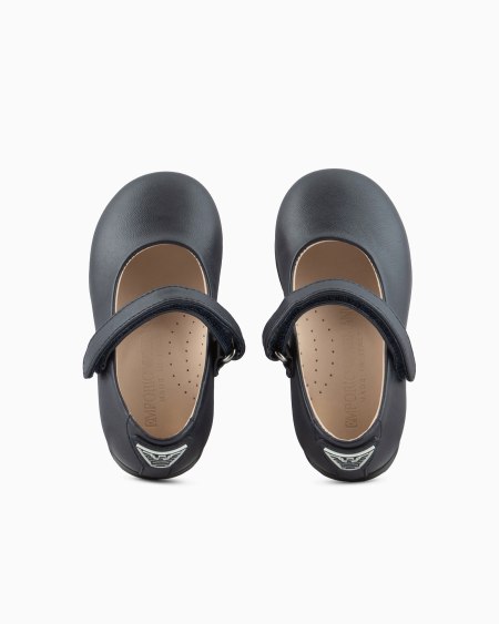 Armani Bailarinas De Piel Con Tira