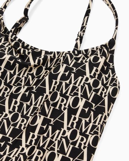 Armani Bañador Con Relleno Y Estampado Logomania