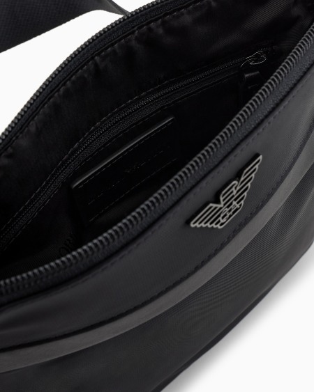 Armani Bandolera Plana De Nailon Reciclado ASV