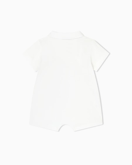 Armani Barboteuse En Jersey Avec Logo