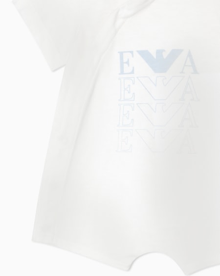 Armani Barboteuse En Jersey Avec Logo