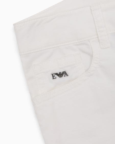 Armani Bermudas Cinco Bolsillos De Algodón