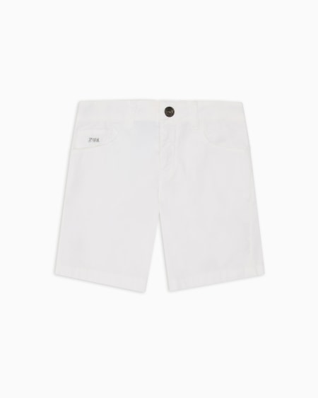 Armani Bermudas Cinco Bolsillos De Algodón