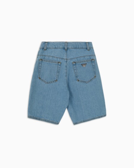 Armani Bermudas Cinco Bolsillos De Denim