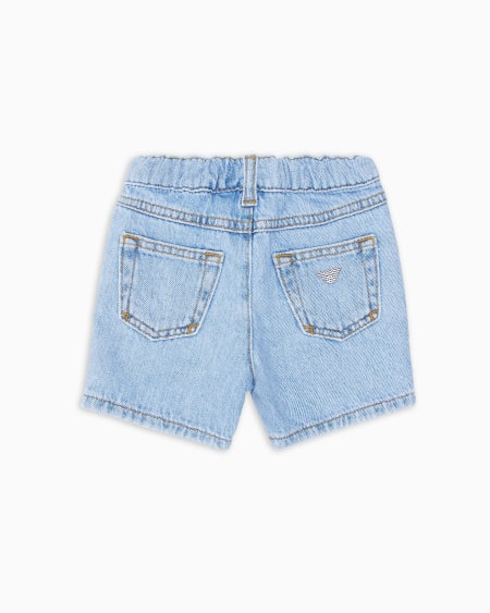 Armani Bermudas Cinco Bolsillos De Denim