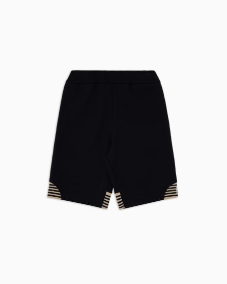 Armani Bermudas Con Banda Con Logotipo